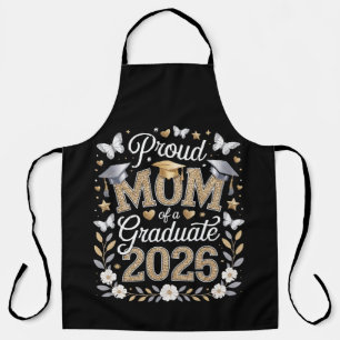Womens Proud mom of a 2026 Graduate Apron