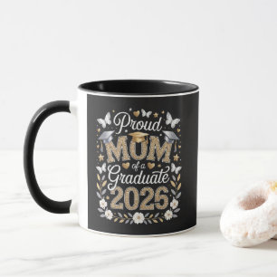 Womens Proud mom of a 2026 Graduate Mug