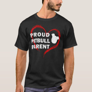 Womens Proud Pitbull Parent Funny Pitbull Terrier T-Shirt