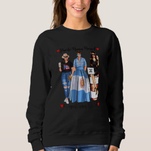 Womens Proud Puerto Rican Argentina Roots Born Arg Sweatshirt