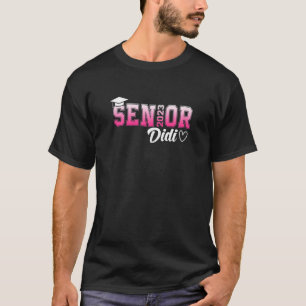 Womens Proud Senior Didi 2023 Graduation Graduate  T-Shirt