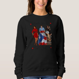 Womens Puerto Rican Aunt Unstoppable Rico Boricua Sweatshirt