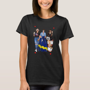 Womens Puerto Rican Born Curacao Blood Patriotic C T-Shirt