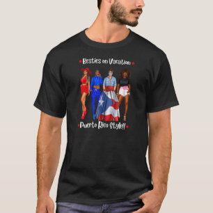 Womens Puerto Rico Girls Trip Batcherlotte Party H T-Shirt