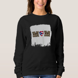 Womens Puerto Rico Mom Puerto Rican Sweatshirt