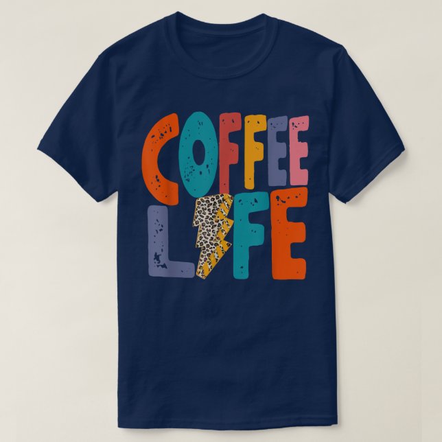 Womens Pumpkin Spice Life Coffee Lover Latte Fall  T-Shirt (Design Front)