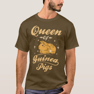 Womens Queen of Guinea pigs  T-Shirt