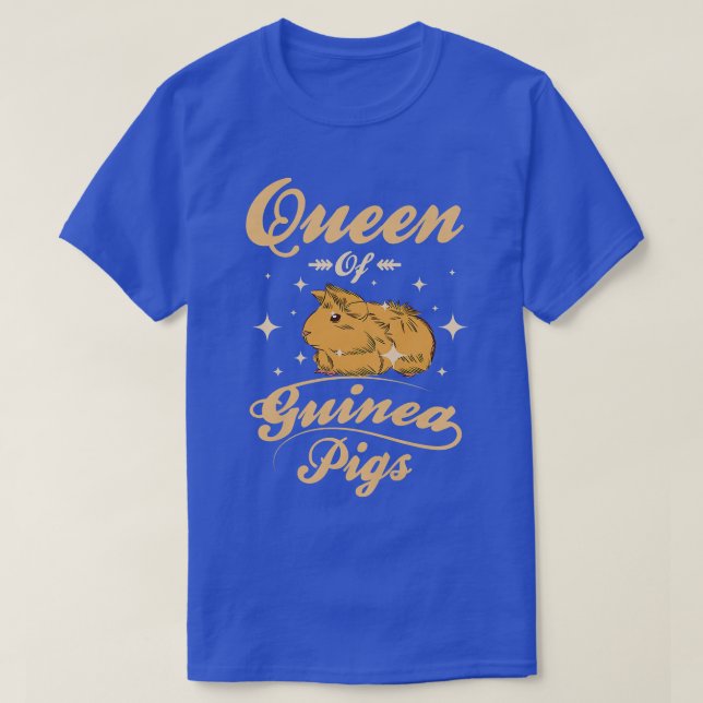 Womens Queen of Guinea pigs  T-Shirt (Design Front)