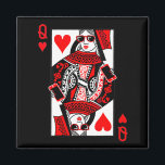 Womens Queen Of Hearts - Vintage Valentine's Day C Magnet<br><div class="desc">Womens Queen Of Hearts - Vintage Valentine's Day Costume V-neck</div>