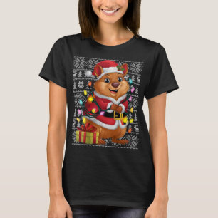 Womens Quokka Xmas Sweater Style Ugly Santa Quokka