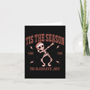 Womens Radiate Joy Rad Tech Radiologist Christmas  Card