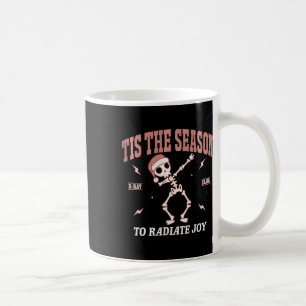 Womens Radiate Joy Rad Tech Radiologist Christmas  Coffee Mug