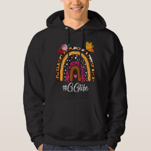 Womens Rainbow Leopard Gg Life For Mother's Day Hoodie