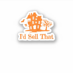 Womens Realtor Halloween I'D Sell That Real Estate