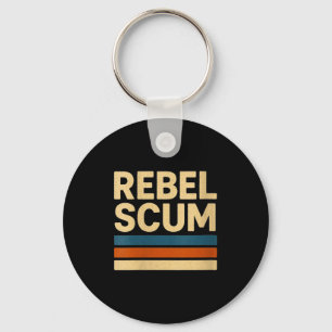 Womens Rebel S Since 1977 Clic Retro Iconic Vintag Keychain