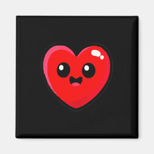 Women's Red Heart Funny Cute Design For Men Women  Magnet
