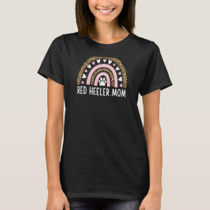 Womens Red Heeler Mom Mama Australian Cattle Dog R T-Shirt