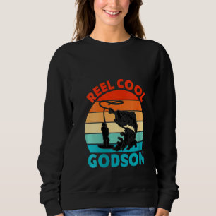 Womens Reel Cool Godson Fisher Fisherman Fathers D Sweatshirt