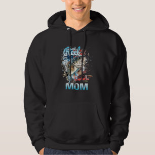 Womens Reel Cool Mom American Flag Funny Uncle Fis Hoodie