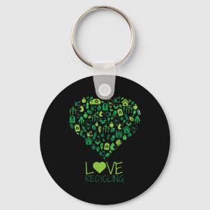 Womens Renewable Energy & Recycling - Keychain