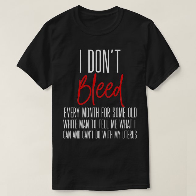 Womens Reproductive Rights  Pro Choice Ladies Femi T-Shirt (Design Front)