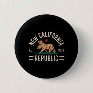 Womens Republic California Wear New California Rep 2 Inch Round Button