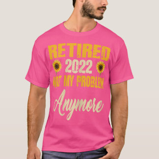 Womens Retirement 2022 Cute Sunflower Retired 2022 T-Shirt