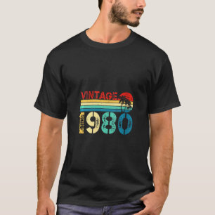 Womens Retro 42nd Birthday Party Vintage Born In 1 T-Shirt
