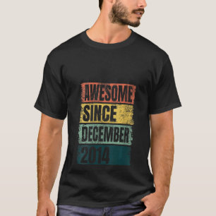 Womens Retro Colours 6th Birthday Awesome Since De T-Shirt