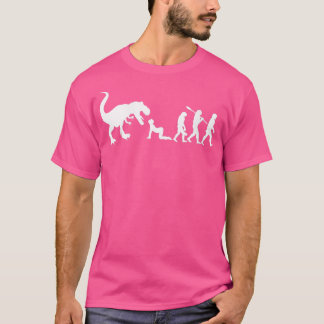 Womens Retro Evolution Dinosaur  Funny Dinosaur VN T-Shirt
