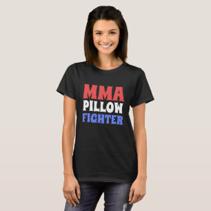 Women's retro MMA PILLOW FIGHTER Novelty tee shirt