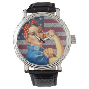 Womens Retro Rosie la montre Riveter