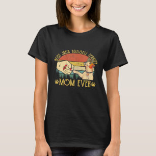Womens Retro Vintage Best Jack Russell Terrier Mom T-Shirt