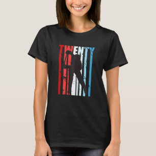 Womens Retro Womens 20th Ice Hockey Birthday Plays T-Shirt