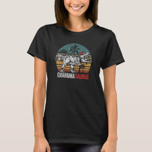 Womens Rex Dinosaur Cool Grandma Saurus Grandmasau T-Shirt