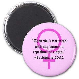 Women's Right to Choose Verse Magnet