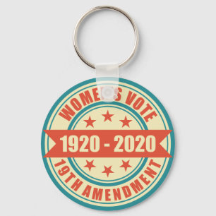 Women's Right to Vote Centennial Keychain