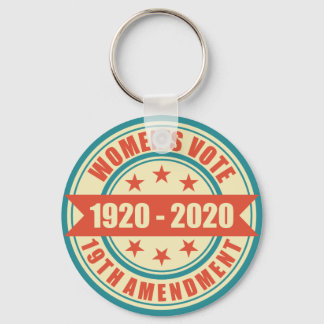 Women's Right to Vote Centennial Keychain