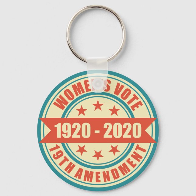 Women's Right to Vote Centennial Keychain (Front)