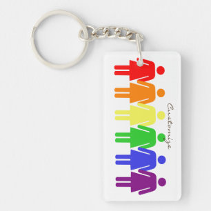 women's right's 2017 LGBTQIA Keychain