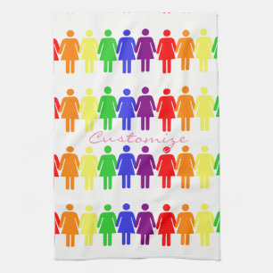 women's rights 2017 LGBTQIA Thunder_Cove Kitchen Towel