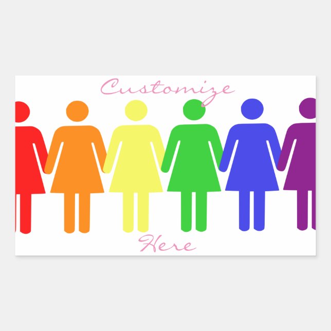 women's rights 2017 LGBTQIA Thunder_Cove Sticker (Front)