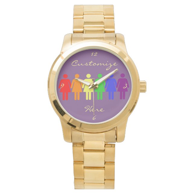 women's rights 2017 LGBTQIA Thunder_Cove Watch (Front)