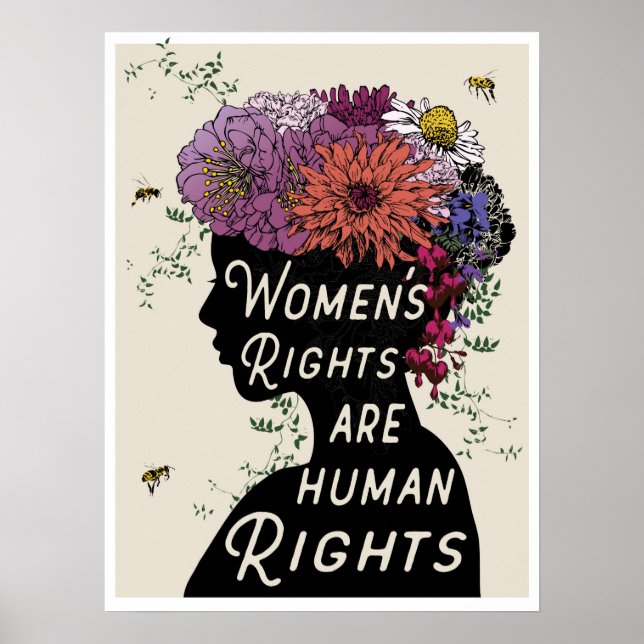 "Women's Rights Are Human Rights" 18x24 poster (Front)