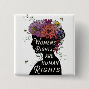Women's Rights Are Human Rights - Button