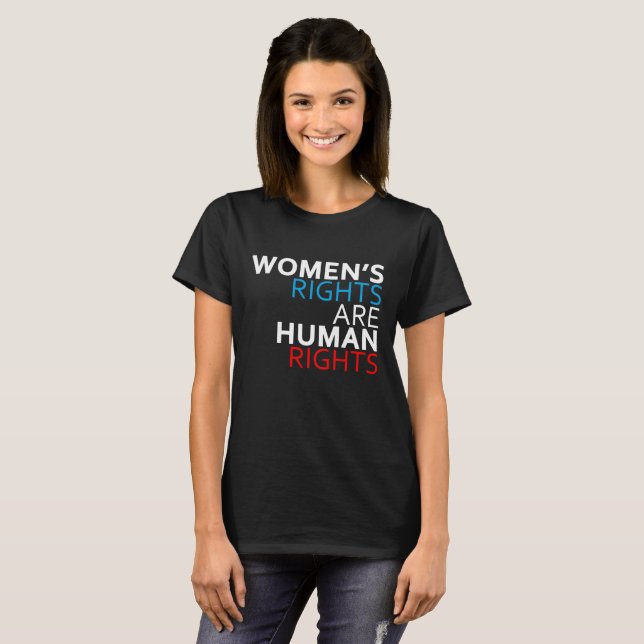 Women's Rights are Human Rights Women's T-Shirt (Front Full)