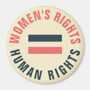 Women's Rights Equal Human Rights Feminist Magnet