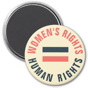 Women's Rights Equal Human Rights Feminist Magnet