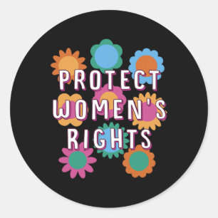 Women's Rights Feminist Gender Equality  Classic Round Sticker
