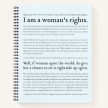 Women's Rights Sojourner Truth speech quote blue